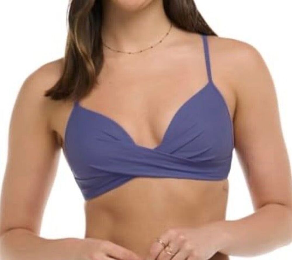 Body Glove Smoothies Kerry Solid Twist Front Bikini Top Size XS New With Tags